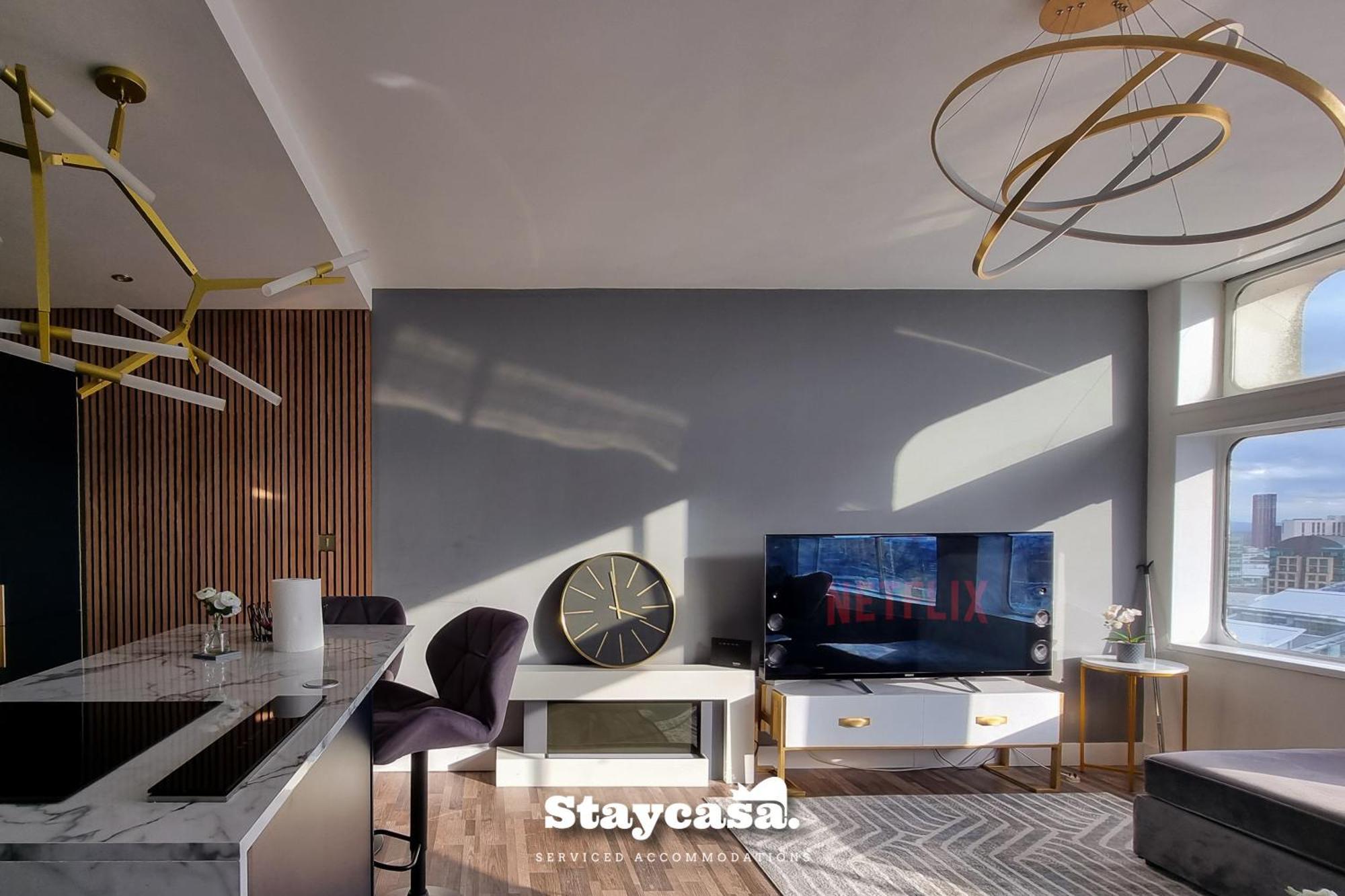 Luxury Penthouse Manchester Skyline 23Rd Floor Esterno foto