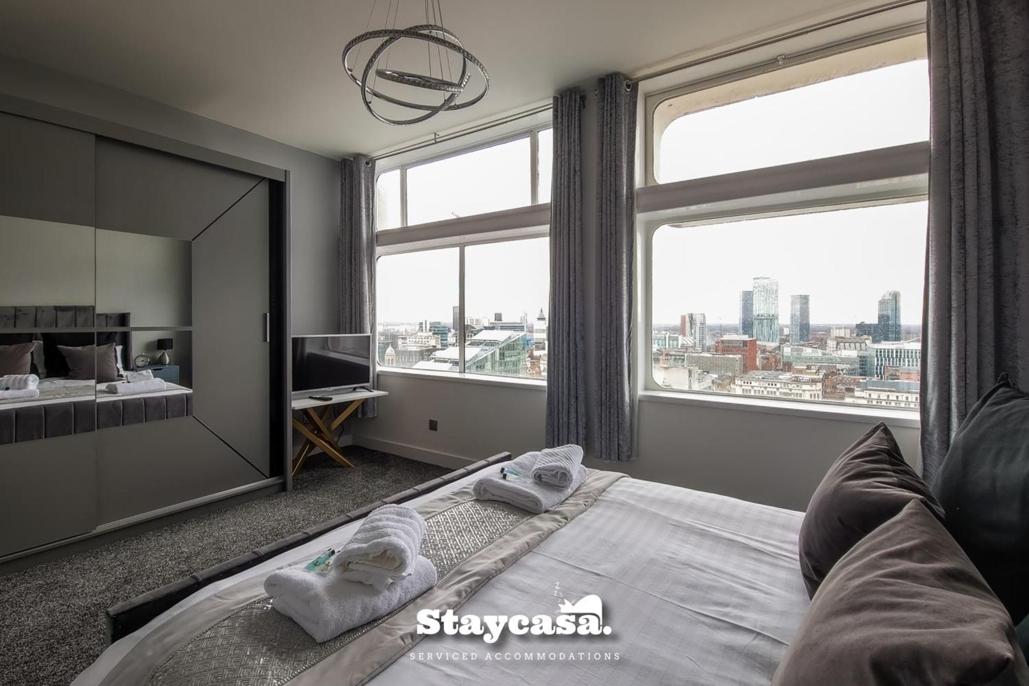 Luxury Penthouse Manchester Skyline 23Rd Floor Esterno foto
